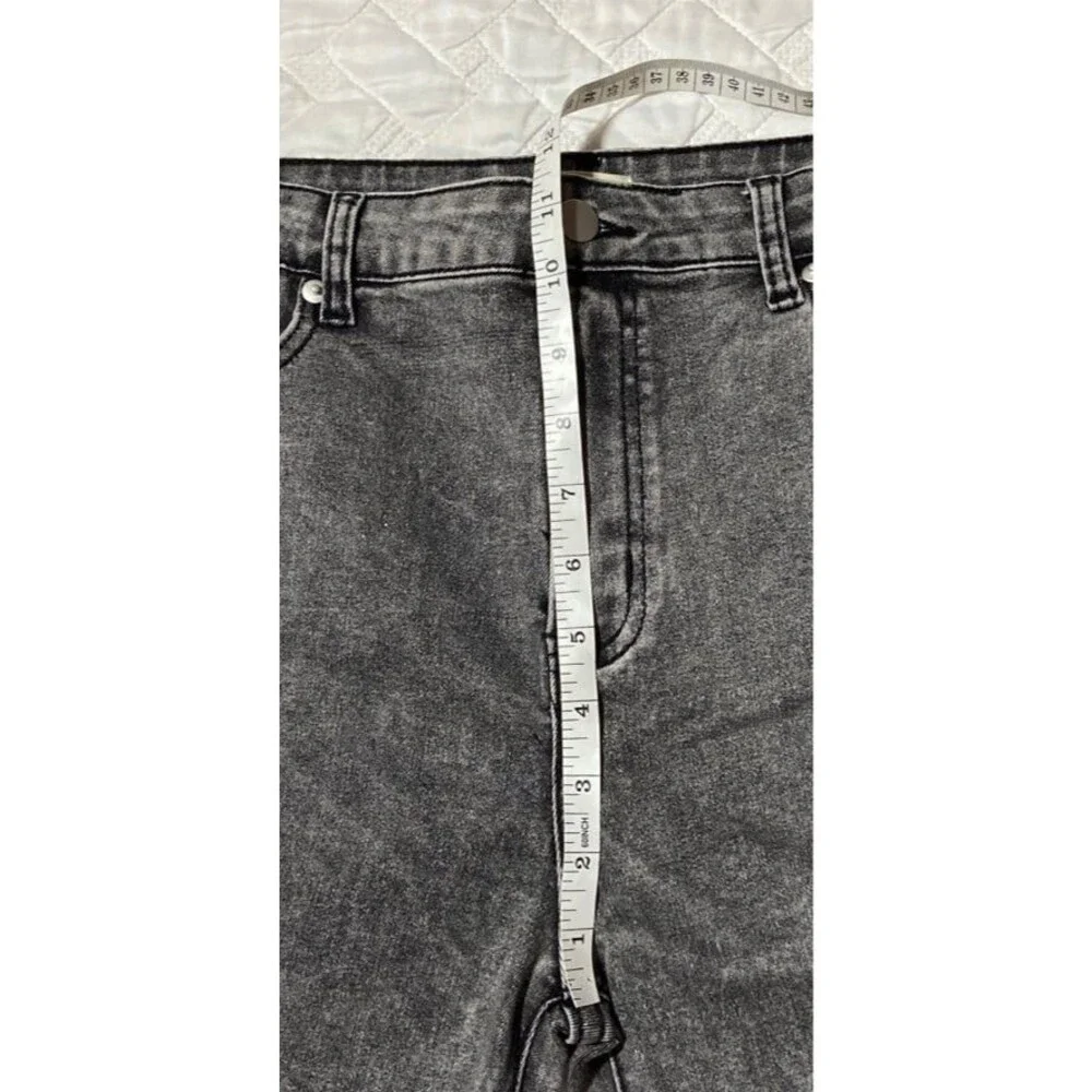 POL Jeans POL pants sexy edgy grey black jeans stretch denim NEW womens large